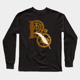 Rusty Quill Logo #2 (Dark Prints) Long Sleeve T-Shirt